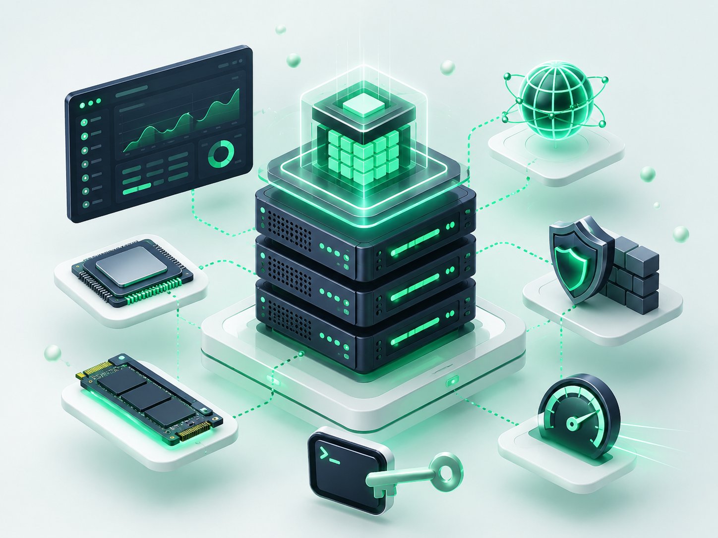 بنية تحتية لخوادم استضافة VPS